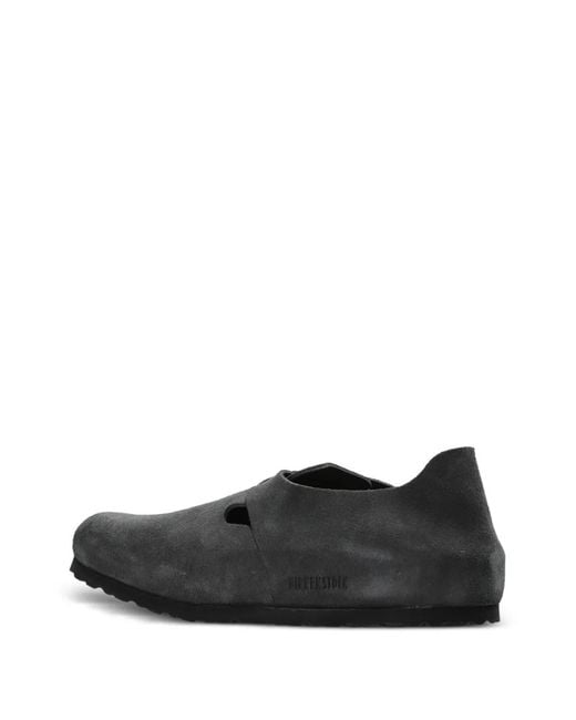 Birkenstock Black London Buckle-Strap Loafers for men