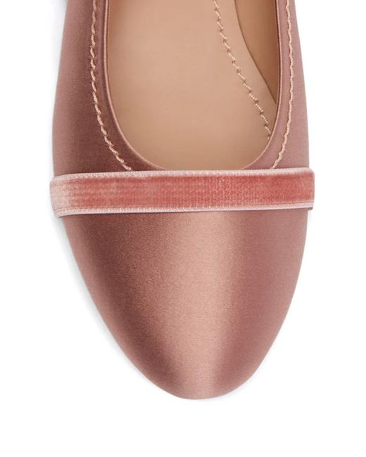 Malone Souliers Pink Spencer Ballerina Shoes