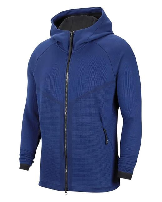 Nike Blue Tech Pack Windrunner Zip Hoodie for men
