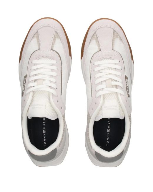 Tommy Hilfiger White Cleat Classic Sneakers for men