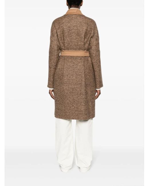 Cappotto Reversibile di Max Mara in Brown