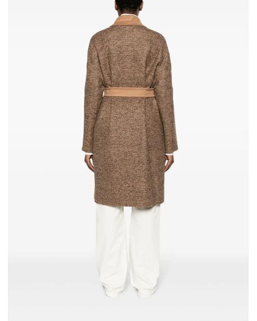 Abrigo Reversible Max Mara de color Brown