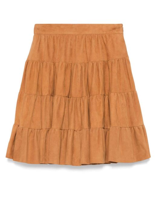 Ermanno Scervino スエード スカート Brown