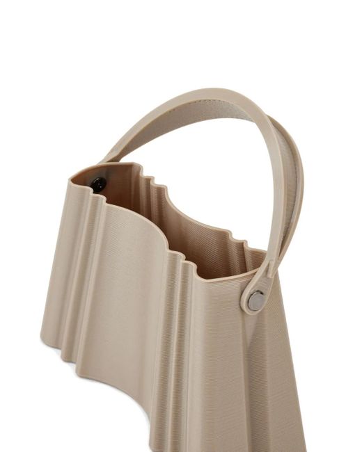 Touchless Brown Micro Silk Clutch Bag