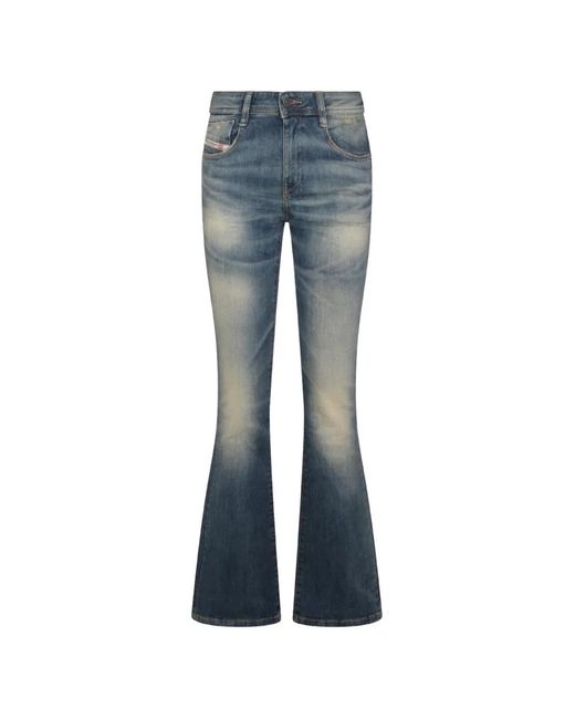 DIESEL Blue 1969 D-Ebbey Bootcut Low-Waist Jeans