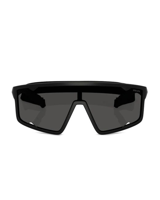 Occhiali Da Sole Oversize di Prada Linea Rossa in Black da Uomo