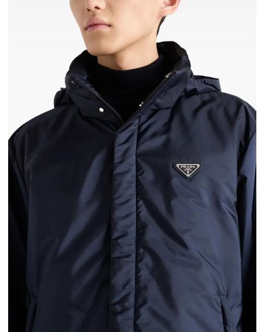 メンズ Prada ロゴ ジャケット Blue