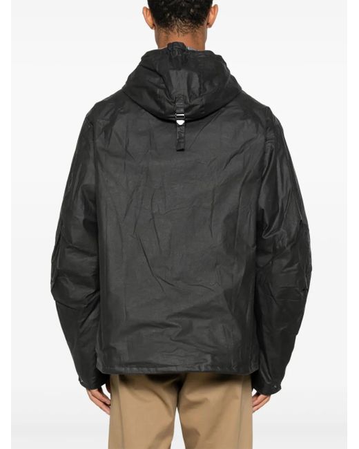 Barbour Black Utility Sapper Waxed Jacket for men