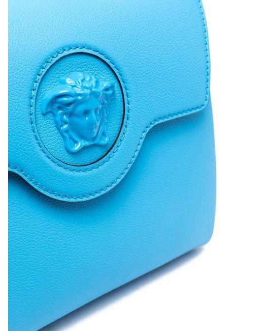 Dames Tassen voor voor Crossbody Versace Leer La Medusa Leren Tas in het Blauw en handtassen voor 