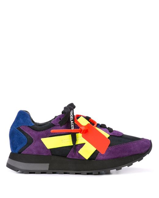 Off-White c/o Virgil Abloh Purple Runner Sneakers