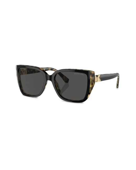 Michael Kors Black Acadia Square-Frame Sunglasses