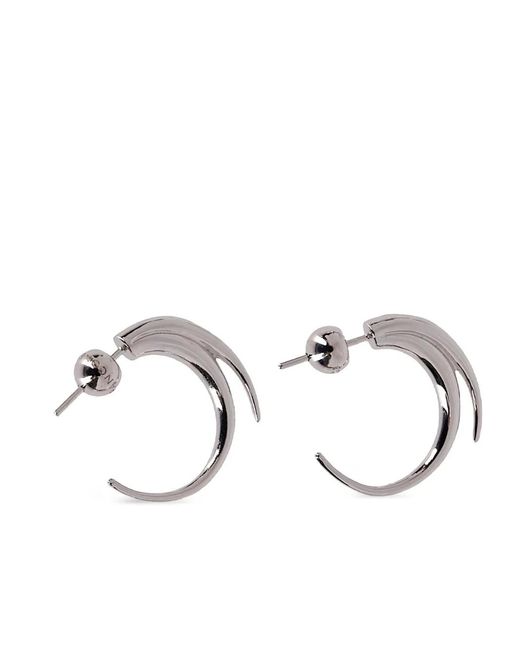 Panconesi Metallic Vortice Curved Earrings