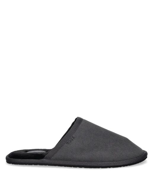 Boss Gray Home Slippers for men