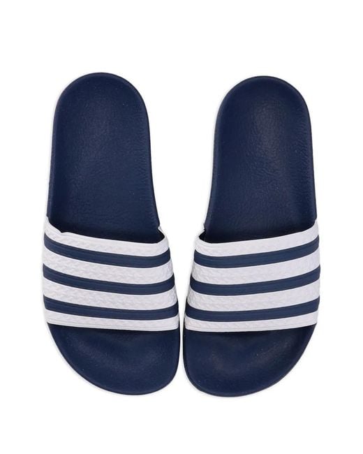 Adidas Blue Adilette Slides