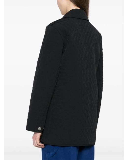 Burberry Black Diamond Pattern Jacket