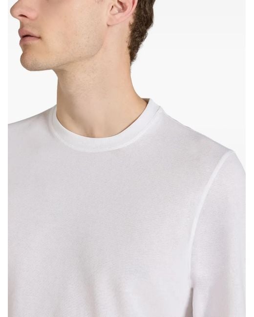 Slowear White Long-Sleeve T-Shirt for men