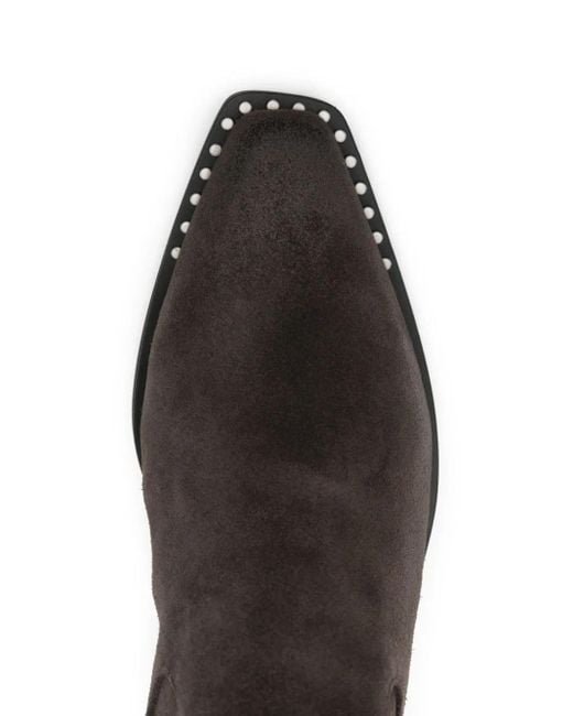 Ash Brown Pig Leather/Suede/Rubber