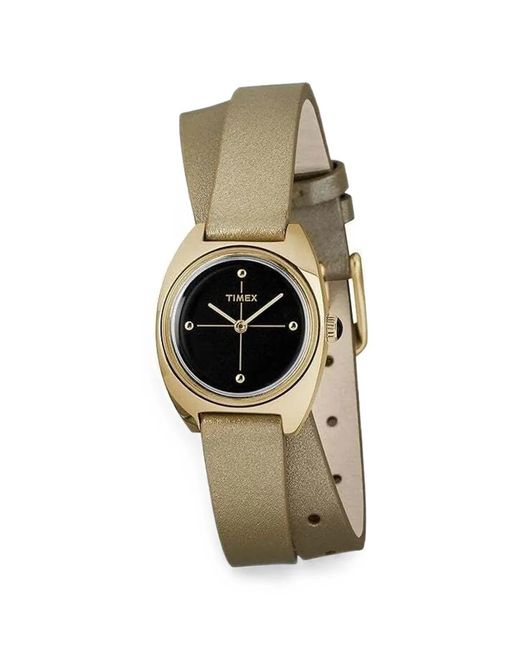Timex White Milano Double-Wrap 24Mm Watch