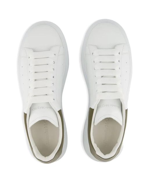 Alexander McQueen White Oversized Platform Sneakers for men