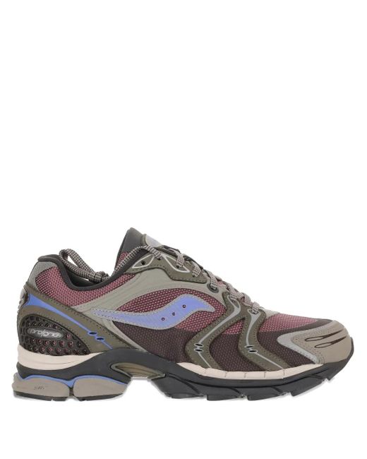 メンズ Saucony Low-top Leather Sneakers Brown