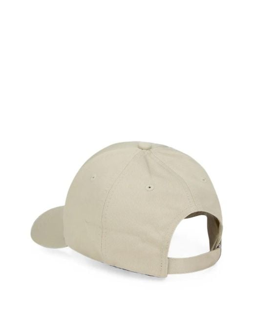 Boss Gray Logo-Patch Baseball Cap for men
