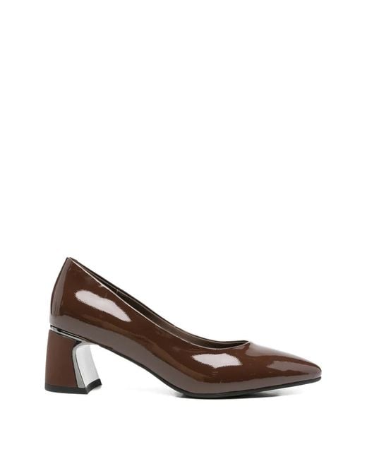 SERGIO MORETTI FIRENZE Brown Pointed Pumps