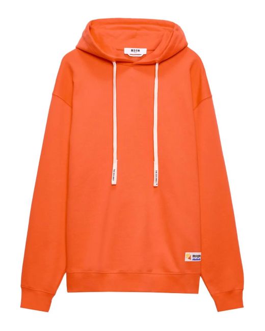メンズ MSGM コットン パーカー Orange
