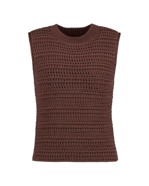 Tod's Gehaakte Top in het Brown