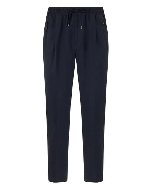メンズ Boglioli ドローストリング パンツ Blue