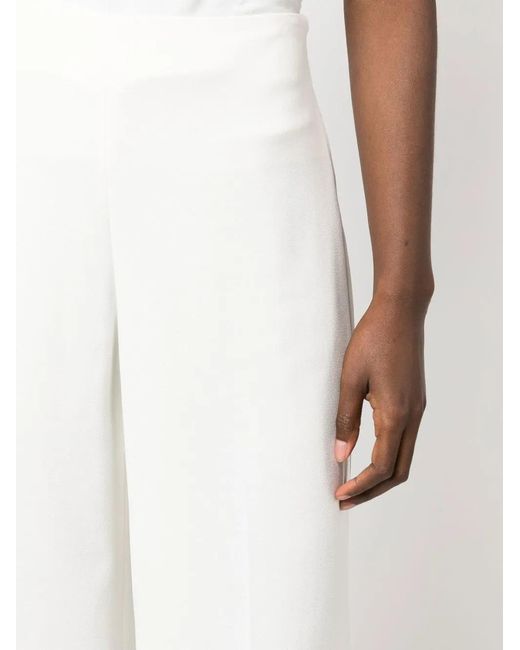 Stella McCartney White Viscose Trousers