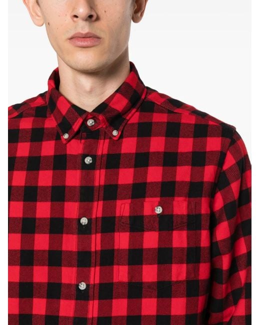 Woolrich Geruit Overhemd in het Red voor heren
