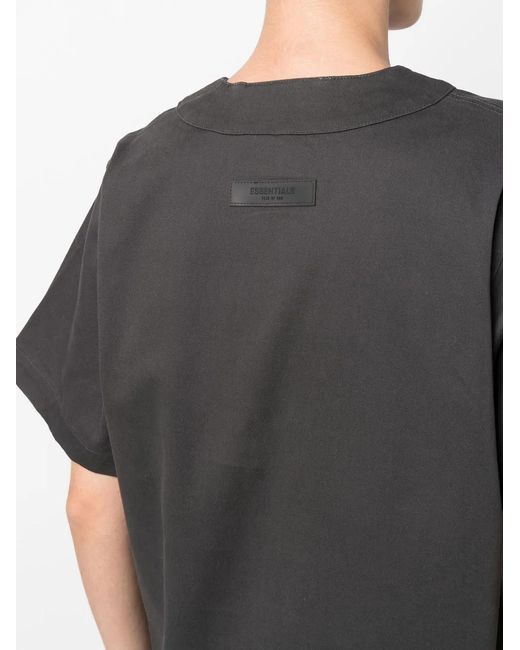 Fear Of God Black Round Neck Jersey