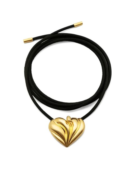 Hugo Kreit Women's Metallic Heart-Detail Necklace