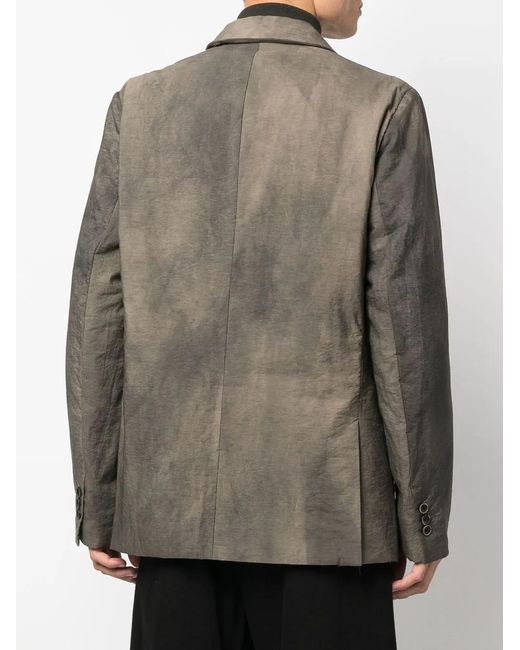 Uma Wang Brown Faded Effect Blazer for men