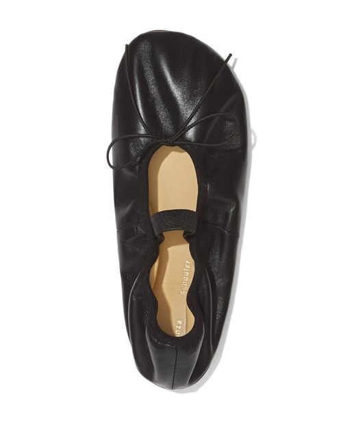 Proenza Schouler Blue Glove Mary Jane Ballerina Shoes