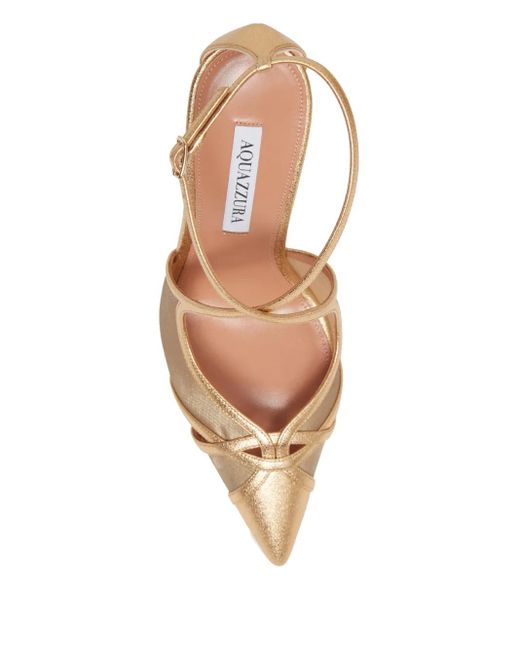 Aquazzura Dècolletè Shear パンプス Metallic