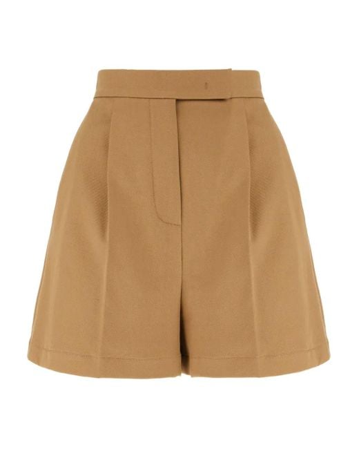 Max Mara Natural Tailored Shorts