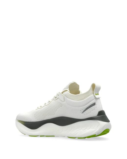 EA7 White Nitro Wave Running Sneakers