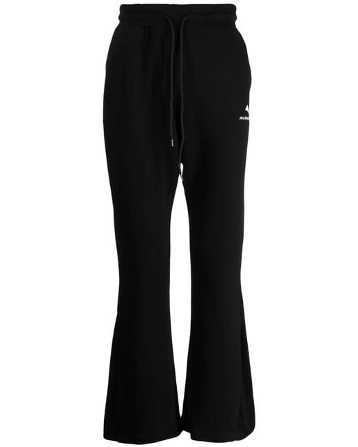 Mauna Kea Black Flared Logo-Print Track Pants for men