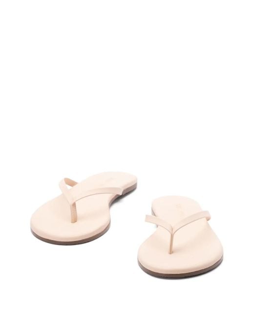 TKEES Pink Lily Flip Flops