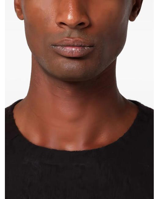Drumohr Black Crew-Neck Sweater for men