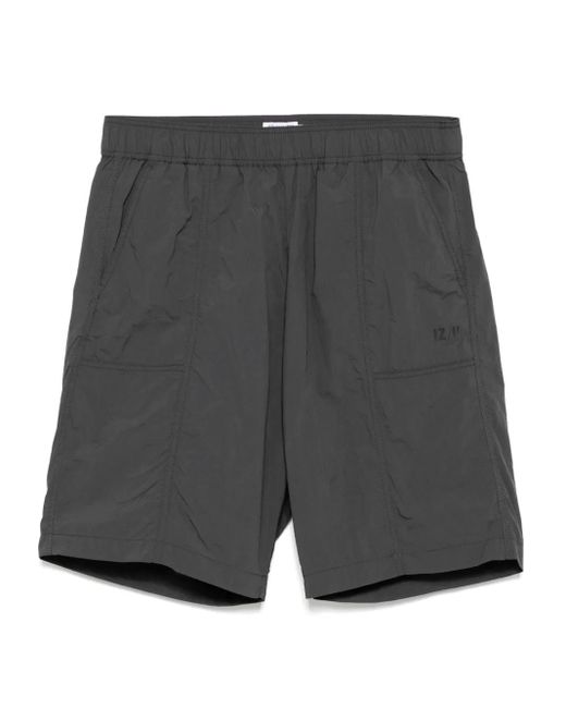 Izzue Shorts Mit Logo-Patch in Gray für Herren