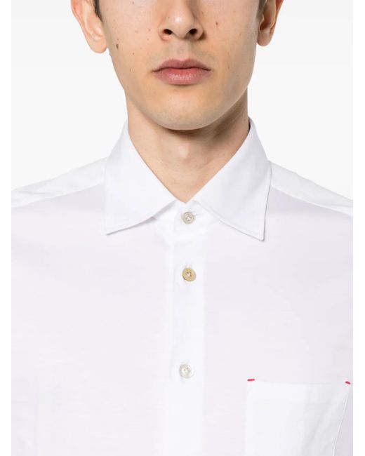Camicia di Kiton in White da Uomo
