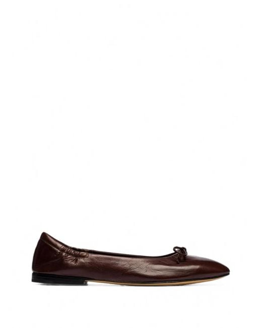 Pomme D ́Or Brown Giorgia Ballet Flats