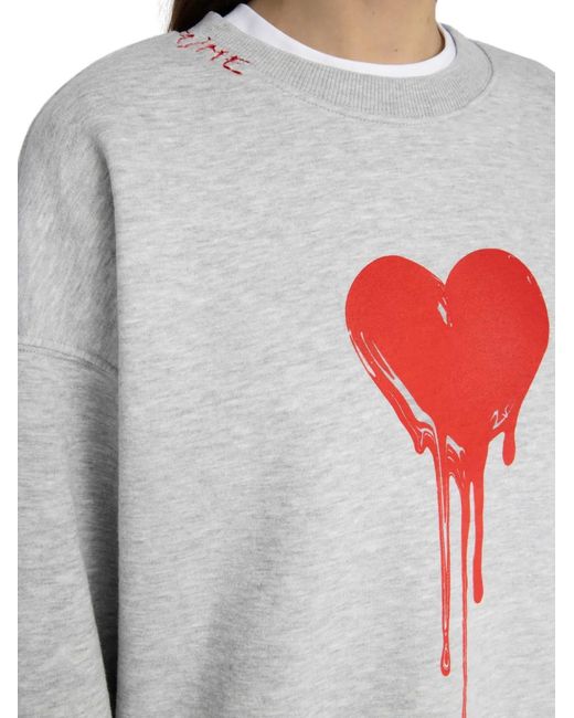 Oscar heart sweatshirt Zadig & Voltaire de color White