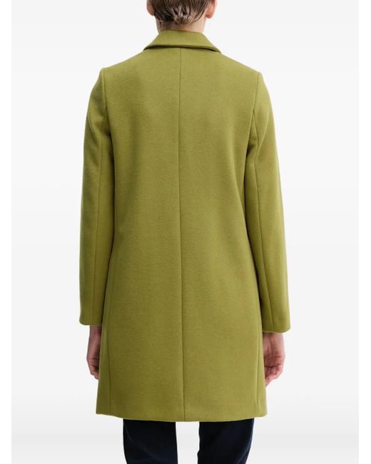 Benetton Green Button Pocket Coat