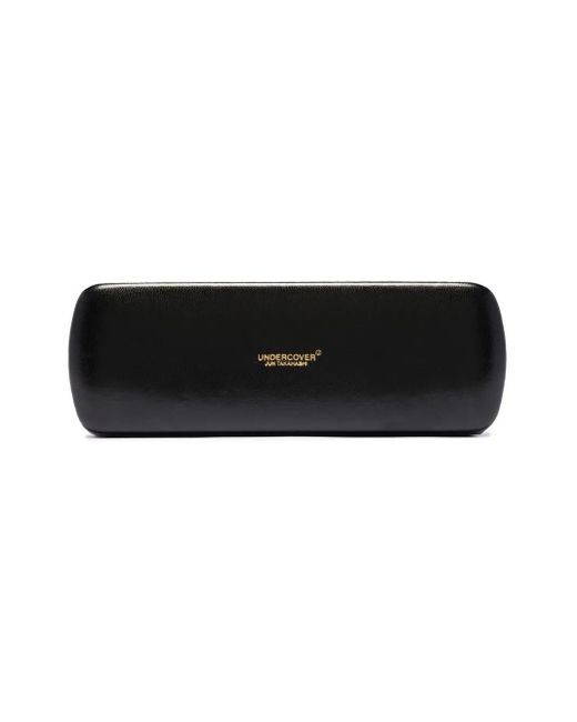 Undercover Blue Rectangle-Frame Tinted Sunglasses