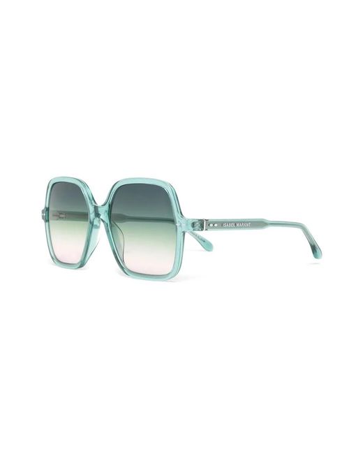 Isabel Marant Green Im0077Gs Square Sunglasses