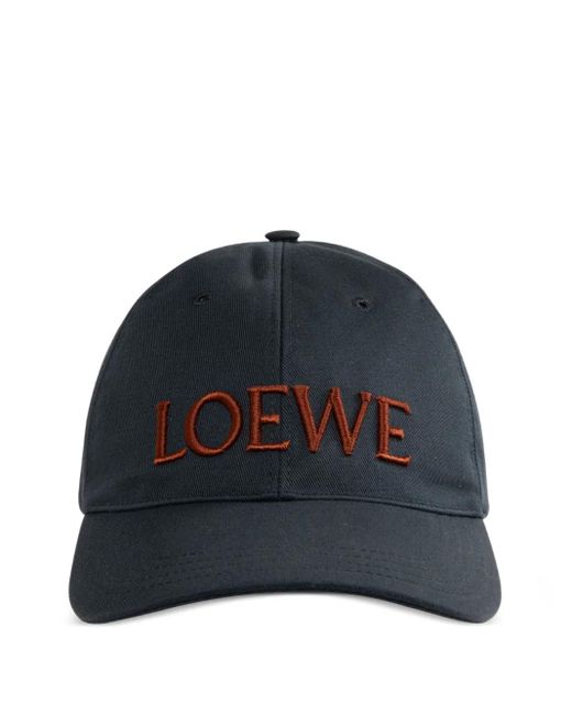 Cappello Da Baseball Con Logo di Loewe in Blue da Uomo