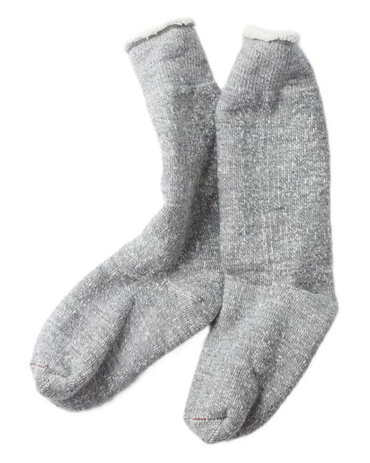 RoToTo Gray Double-Face Crew Socks